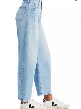 MOTHER The Half Pipe High Rise Ankle Wide Leg Jean in This Is How I Roll Size 26
